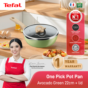 Wajan Serba Bisa OPPP 22cm+Tutup - Avocado Green