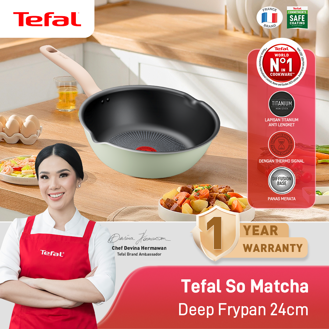 So Matcha Deep Frypan 24cm / Wajan Induksi