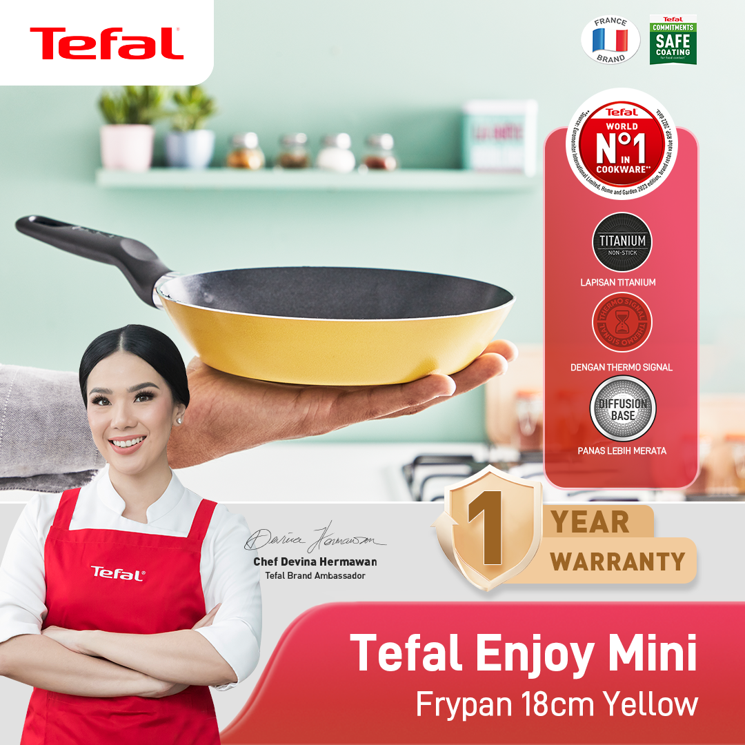 Enjoy Mini Frypan 18cm Yellow