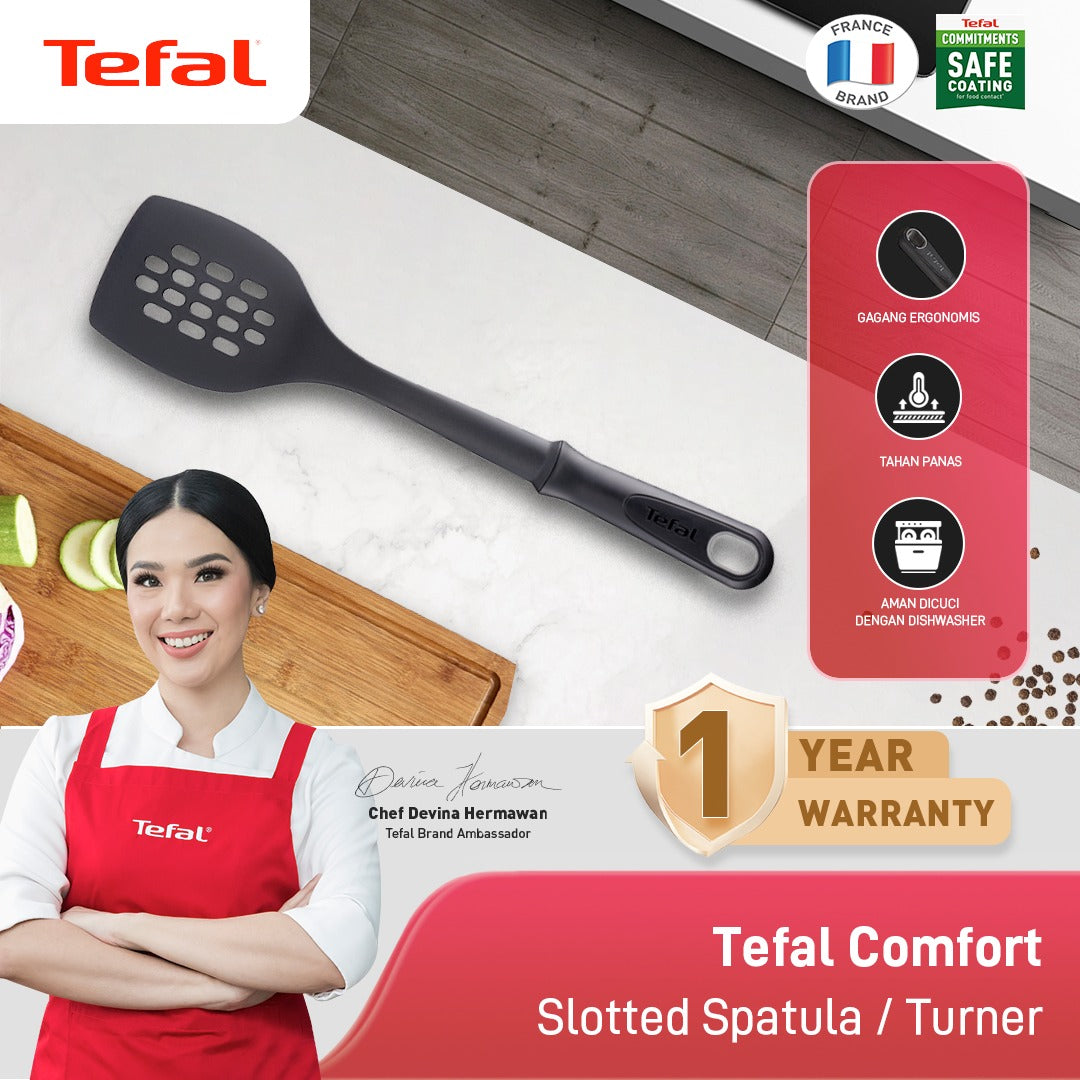 Sutil / Spatula Slotted Turner Comfort Nylon Tahan Panas