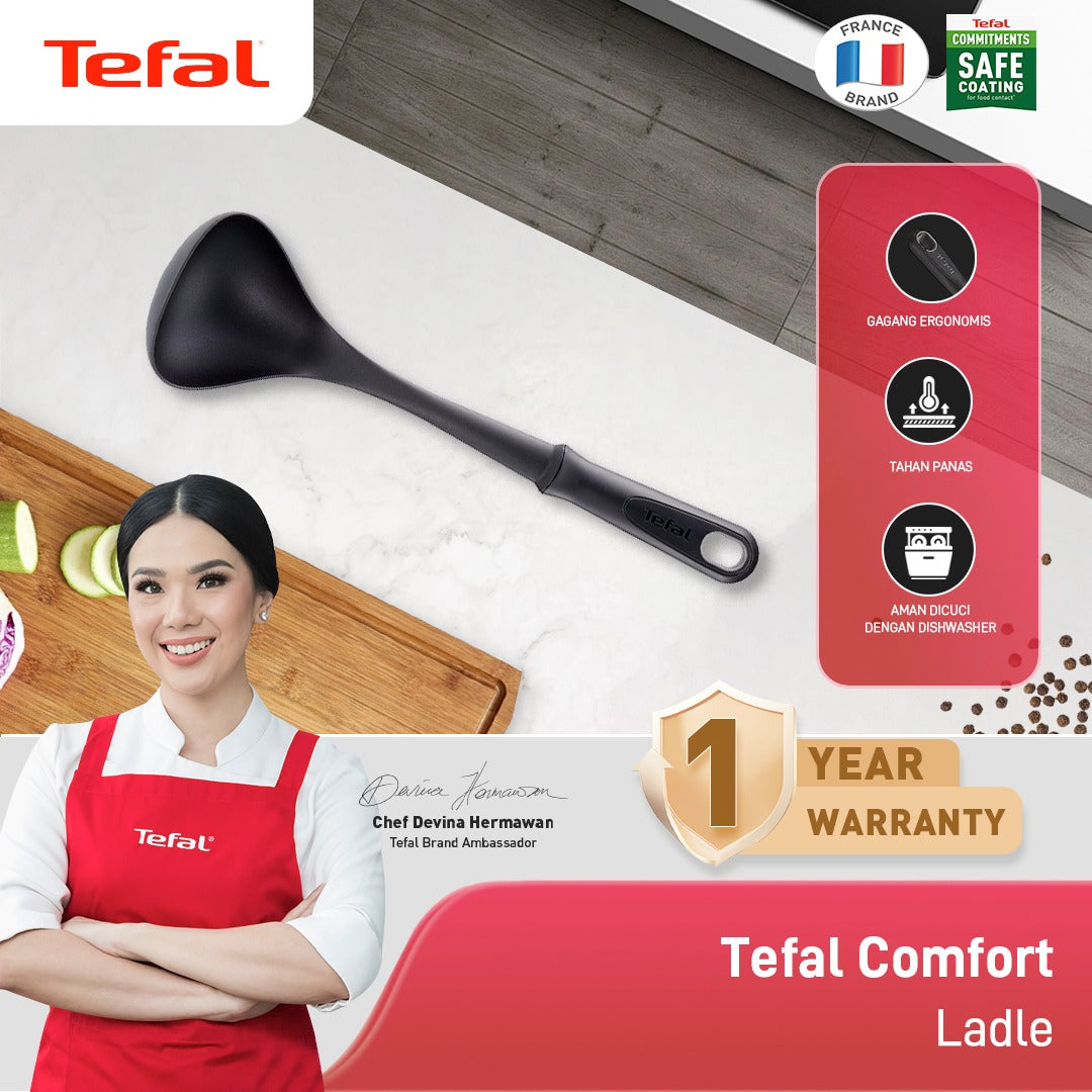 Sendok Sup Kuah Sayur Nylon Comfort Tahan Panas