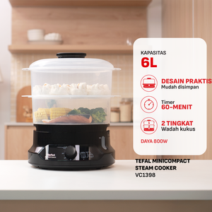 Food Steamer Mini Compact VC139810 / Pengukus Makanan