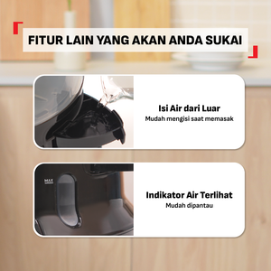 Food Steamer Mini Compact VC139810 / Pengukus Makanan