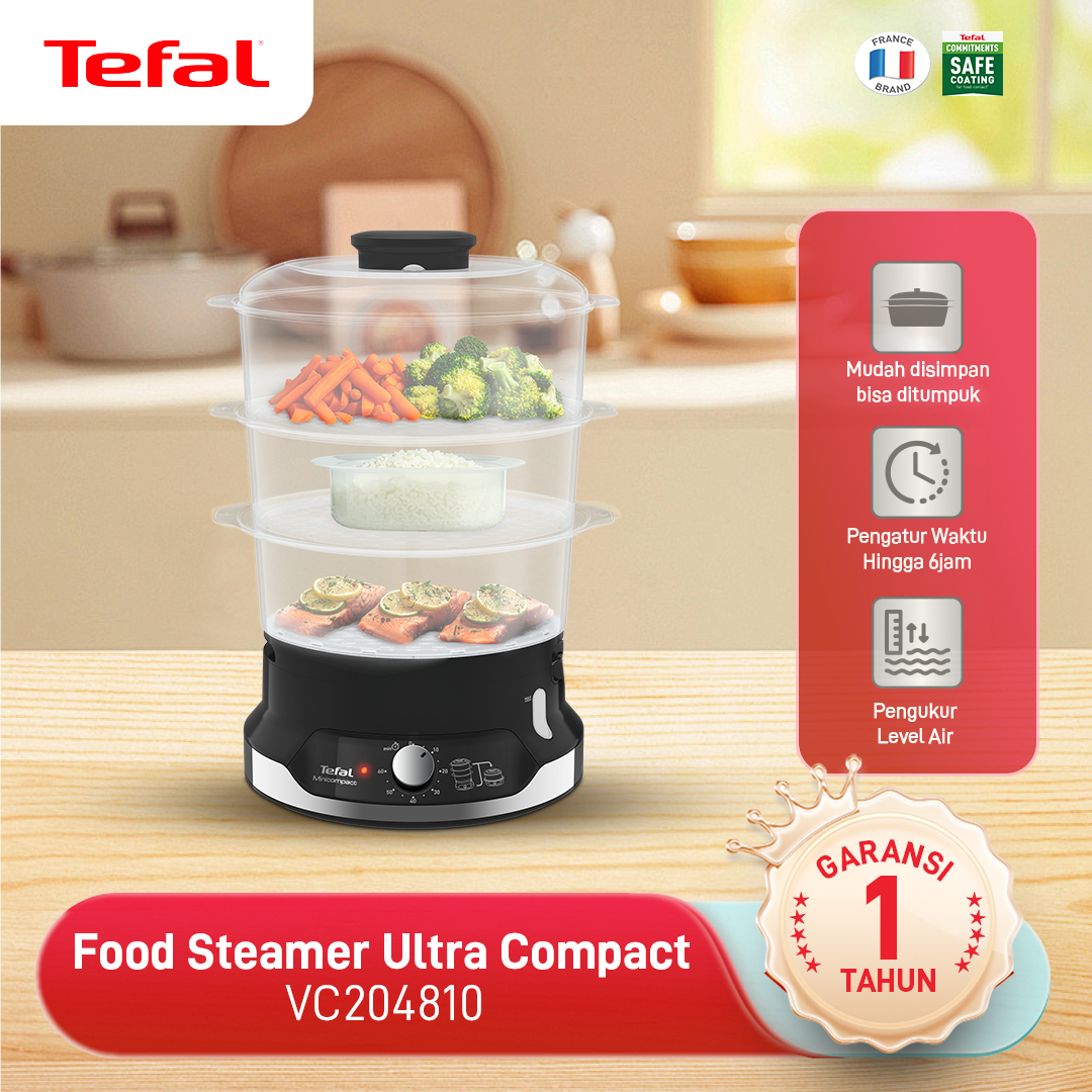 Food Steamer Ultra Compact VC204810 / Pengukus Makanan