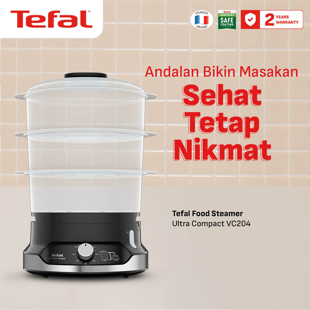 Food Steamer Ultra Compact VC204810 / Pengukus Makanan