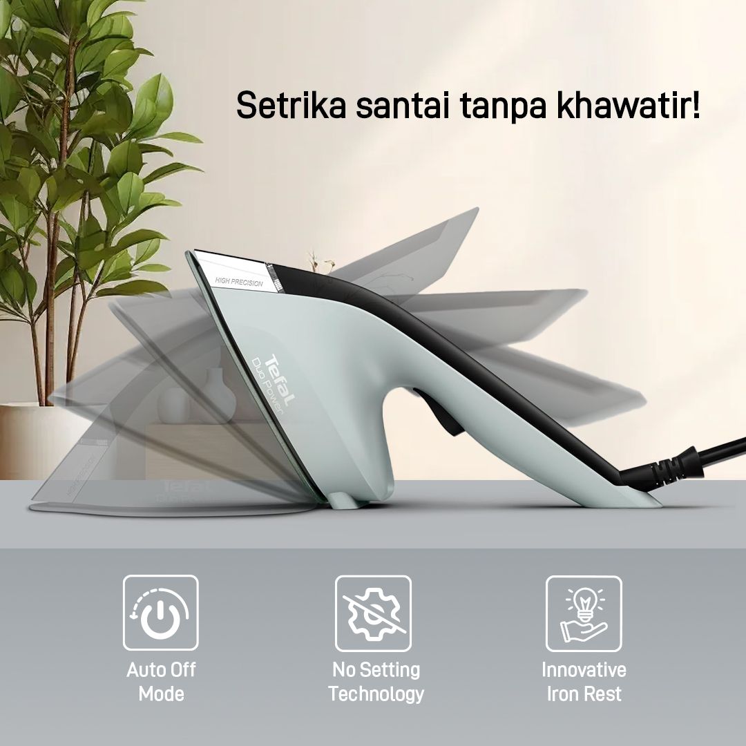 Setrika Uap Duo Power FREE Alas Setrika