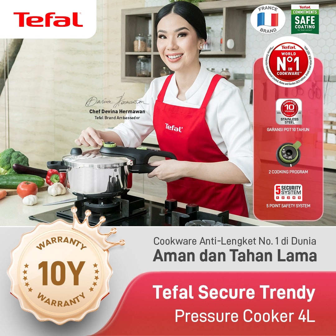 Panci Presto / Pressure Cooker Stainless Steel - 4 Liter