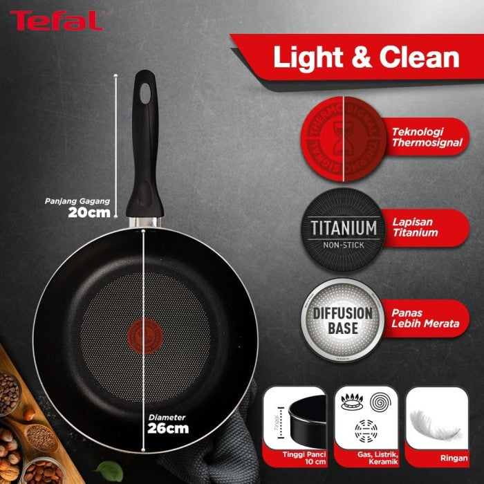 Light & Clean Frypan 26cm / Wajan Anti Lengket